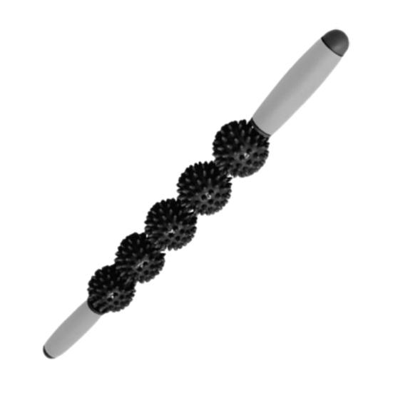 Massage-Rollenstab mit 3/5 Noppenbällen, Faszien-Muskel-Cellulite Tiefengewebs-Massagegerät, Massagegerät für Muskelkater, Nacken, Bein, Rücken