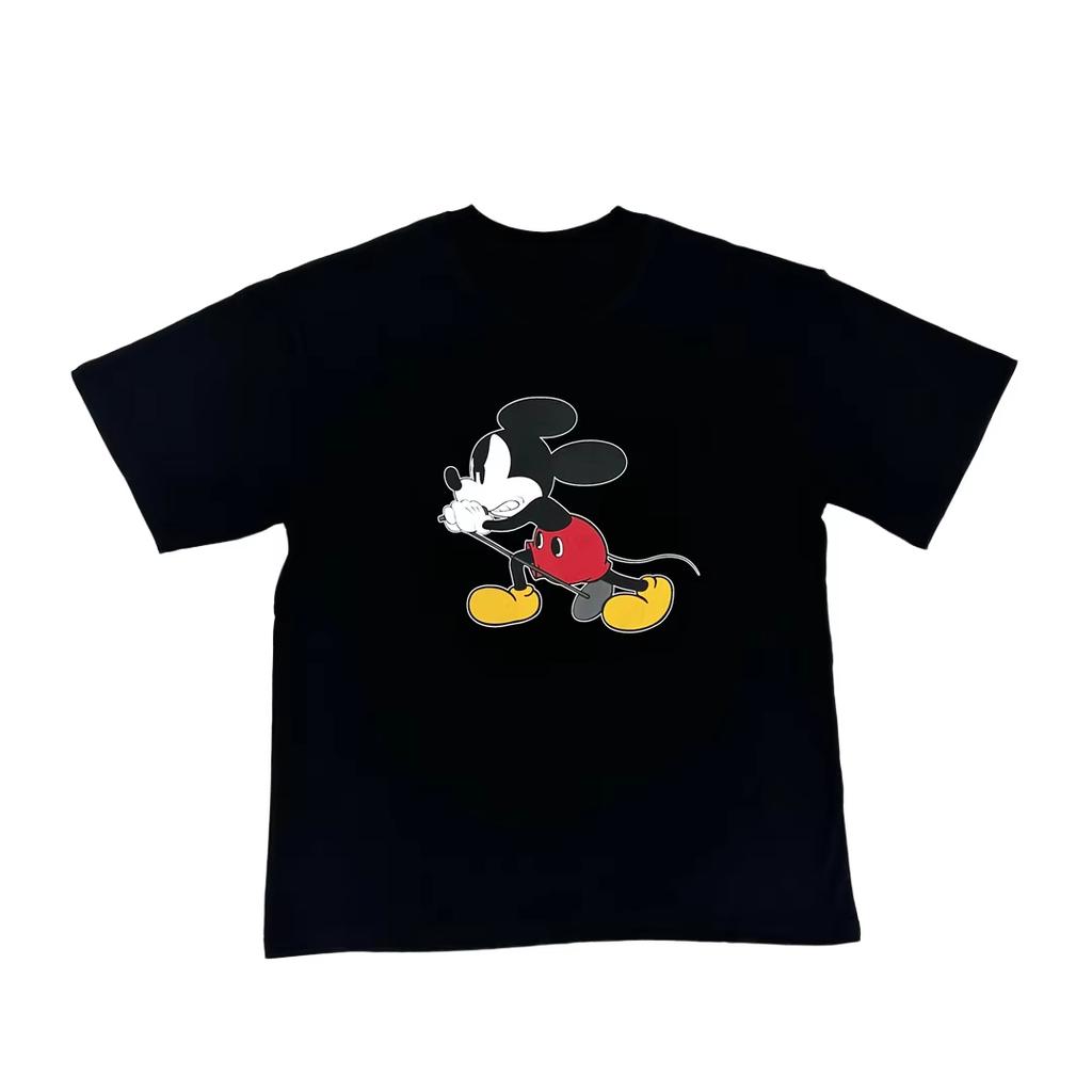 2025 New Cartoon Print Summer Shortsleeved Tshirt Unisexs and Womens Trendy Tops Clothing Cotton Soft and Breathable