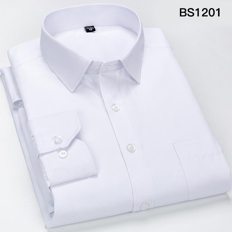 Men's Autumn Striped Business Casual Long-Sleeve Shirt