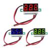 0.36 Inch LED Digital Mini Voltmeter 2 Wires DC 4.5V-30V Volt Meter Gauge Blue/Red/Green LED Display Voltage Panel Meter