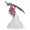 LED Volcano Dragon Lamp USB Charging 3D Printed Fire Dragon Night Light for Baby Rooms Bedrooms