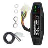 Motorcycle Speedometer Oil Gauge Tachometer Universally Digital Meters Instrument Cluster with Turn Signal Indicators
