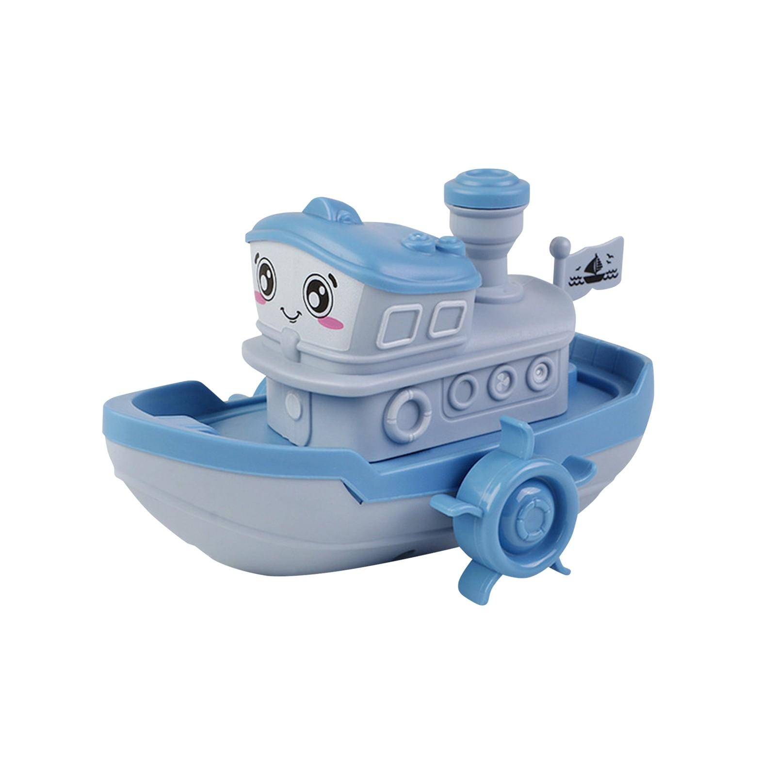 

Игрушки для купания младенцев, маленькие лодки, детская ванная комната, плавание и игры в воде One Size синий