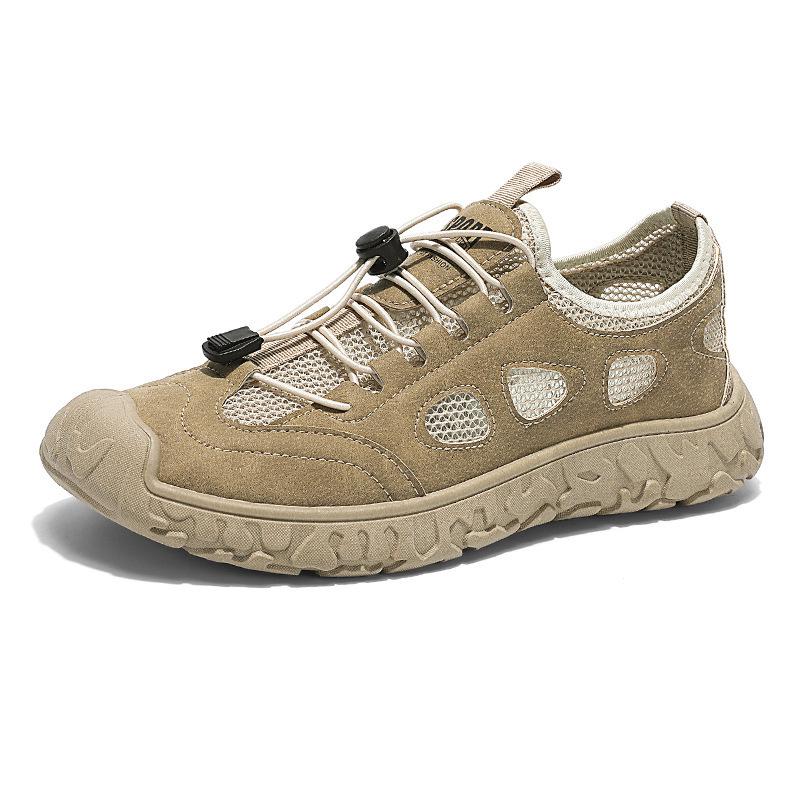 Men's Breathable Mesh Non-Slip Casual Shoes for Work and Sports