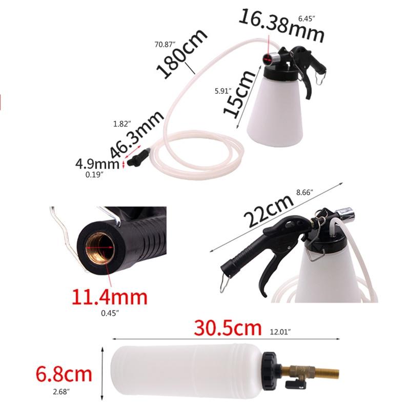 Universal Car Brake Oil Changer Kit Dispenser Filling Equipment Exchange Tool