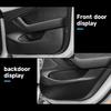 Car door Anti Kick Pad Protection film Protector Stickers For Tesla Model 3 model Y  -  Carbon fiber Trim Accessories