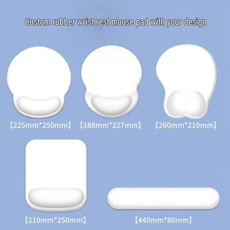 Cute Happy Fishing Wrist Support Mouse & Keyboard Pad for Office