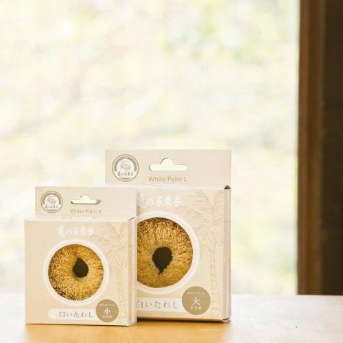 Kamenoko Nishio Shoten White Palm Brush (Small)