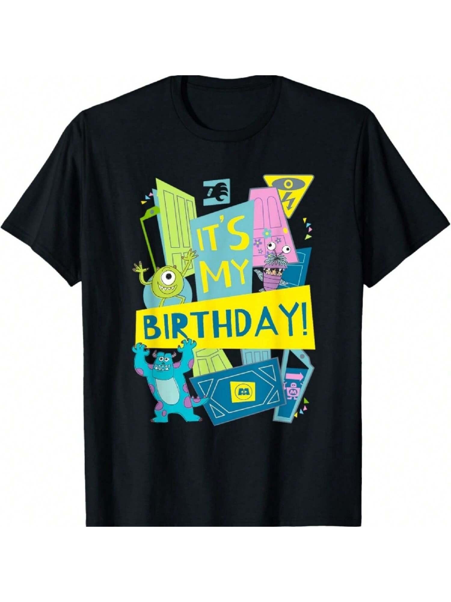 And Pixar s Monsters, Inc. It s My Birthday T-Shirt S разноцветный