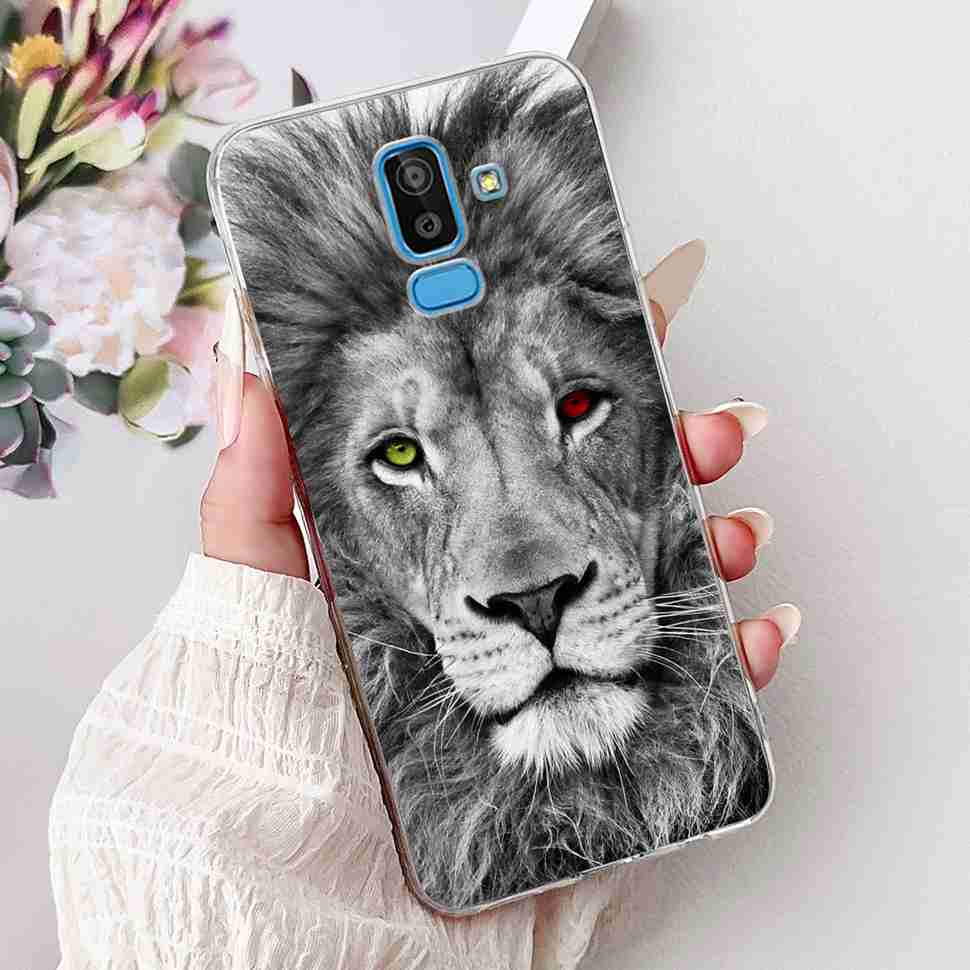 For Samsung Galaxy J8 2018 6.0" Case Summer Fresh Lemon Daisy Soft Silicone TPU Cover For Samsung J8 J8 2018 Protective Shell