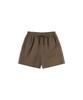 Banwonateullie P3309 Elastic Waist Stripe Shorts_Brown