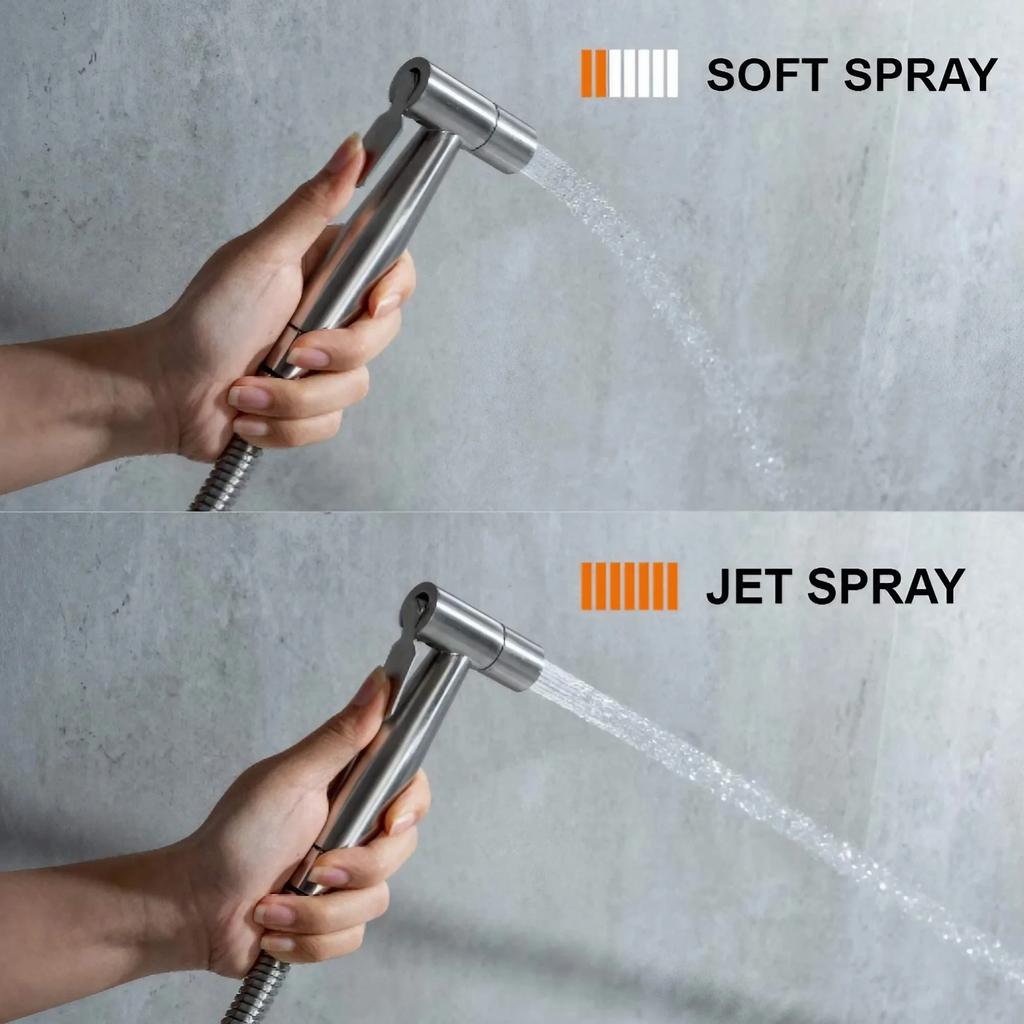 Portable Bidet Spray Stainless Steel Handheld Toilet Faucet Bathroom Shower Head Self Cleaning Home Accessories