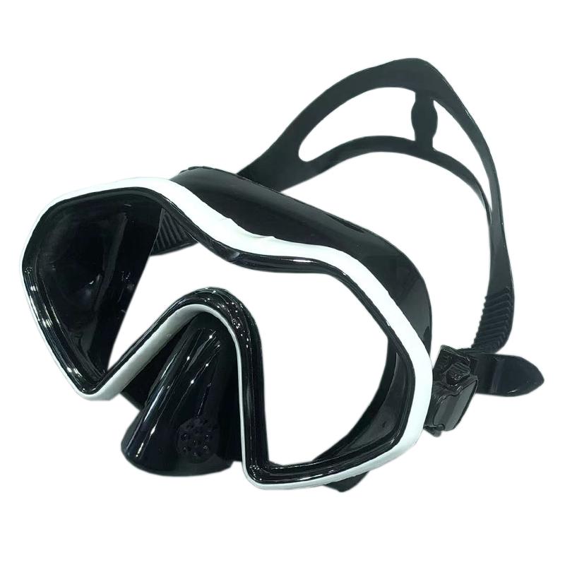 Schnorcheln Tauchmaske kostenlose Taucherbrille Silikonrock Panorama-Tauchmaske für Erwachsene Schwimmen Schnorcheln