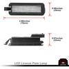 NJSBYL Charger LED License Plate Lamp for 2015-2023 D0dge Charger & Challenger Chrysler 300 Pacifica Compass Xenon White LED License Plate Lights