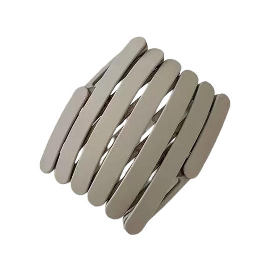 Women Headband Anti-Skid Teeth Resin Hairband Adjustable Stretch Travel Washing Face Hair Hoop Running Jumping Hair Accessory