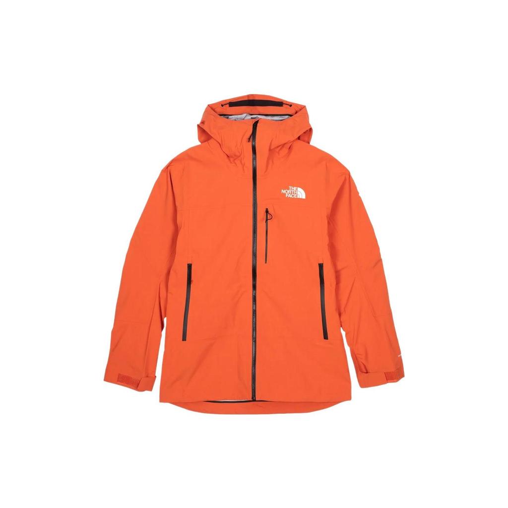 The North Face Jackets Men's Orange Hooded Moderate Straight Fit NF0A4ANI-EMJ