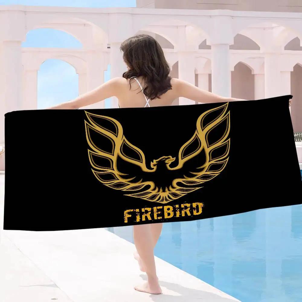 Pontiac Firebird Trans Bath Towel Microfiber Soft Water Absorbing Breathable For Girl Kids Decorative Cartoon Beach Towel