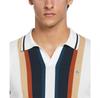 Original Penguin Cotton Vert Stripe Johnny Collar поло с короткими рукавами