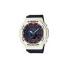 Série de display duplo LCD/ponteiro G-SHOCK retrô tendência personalidade octogonal movimento a quartzo pulseira de resina japonês e coreano GMA-S2100WT-7A2PR