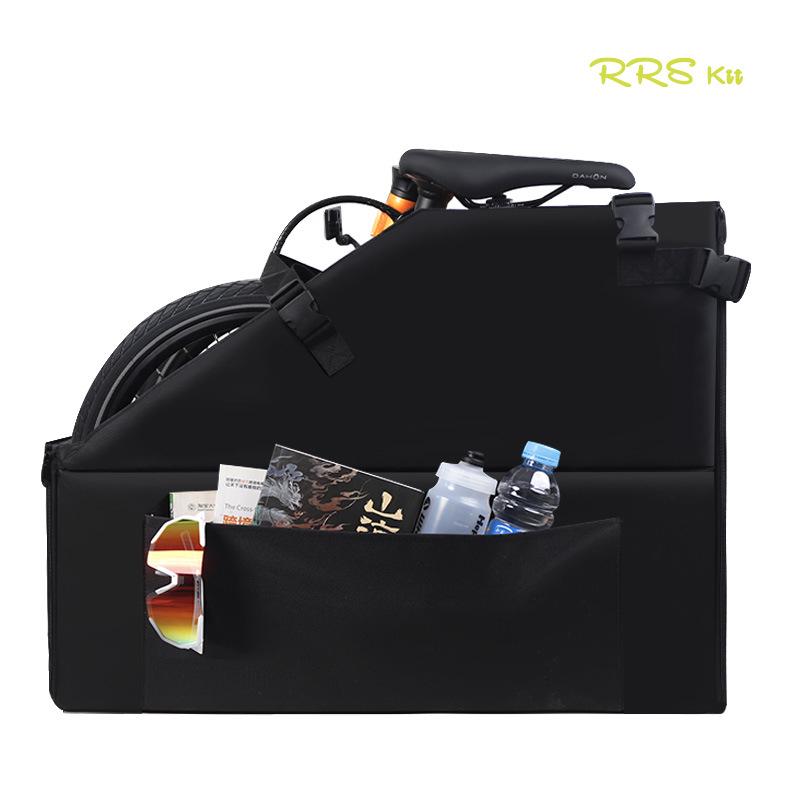 RRSKIT Waterproof Folding Bike Transport Bag for Dahon, Brompton, and Car-Mounted Storage