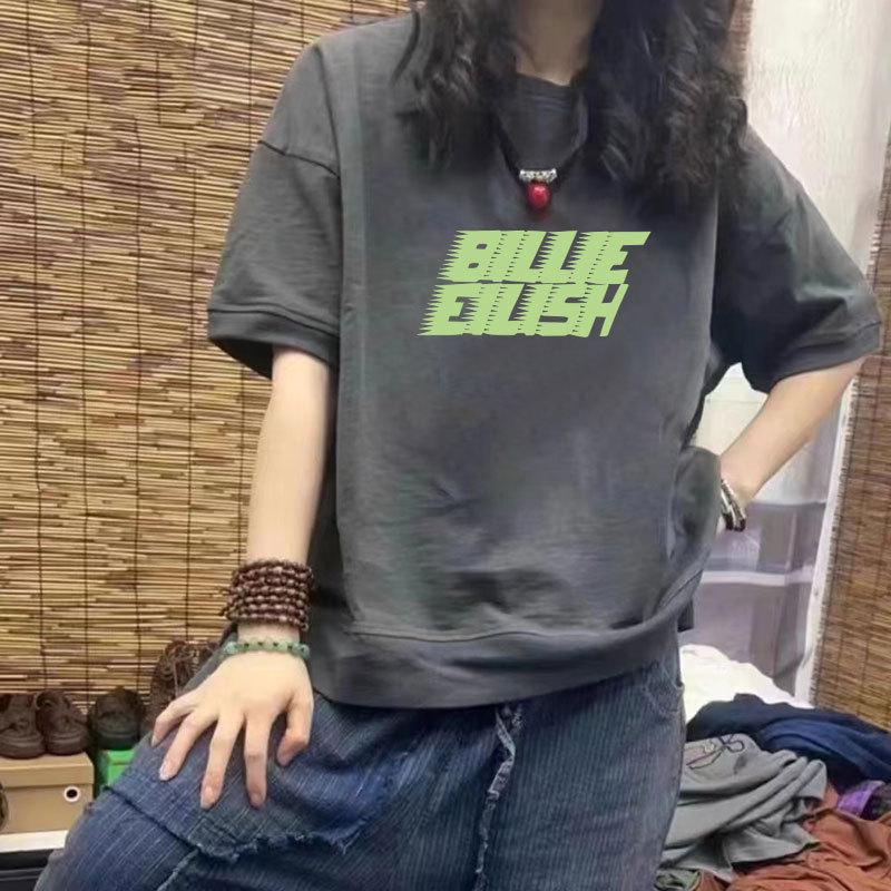 Women's Casual Cotton Half Sleeve Loose Fit T-Shirt - Trendy Print, Slimming Design, Plus Size