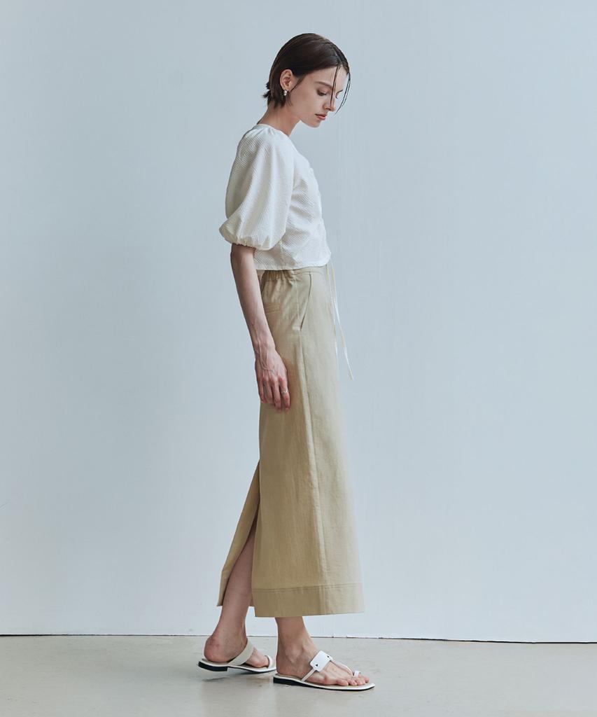 Zero Street Le Zero Stitch Long Skirt / Beige