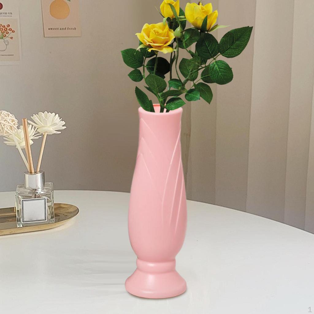 Decorative Unbreakable Modern Collectible Bud Vase for Indoor Farmhouse Restaurant Entryway