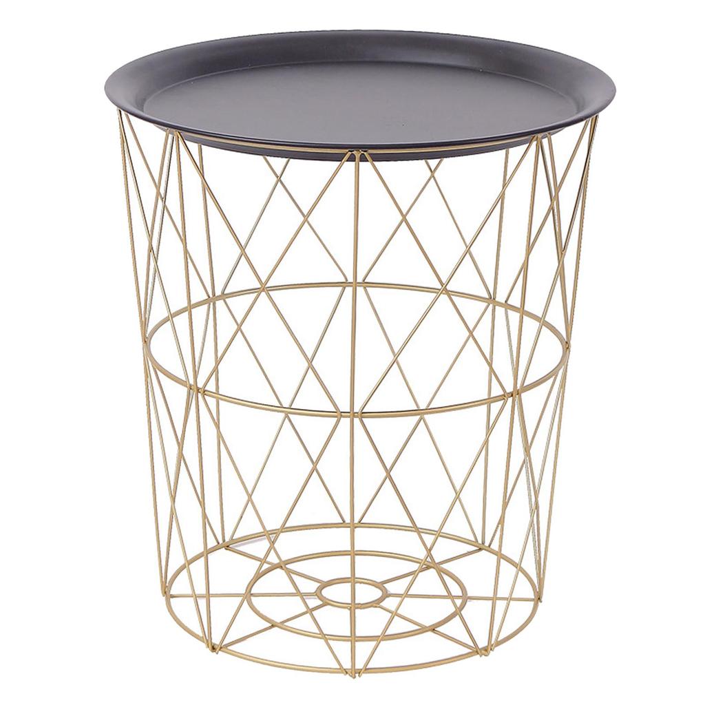 Metal Detachable Tea Table, which has Large Storage Capacity, is Suitable for Home and Office Table