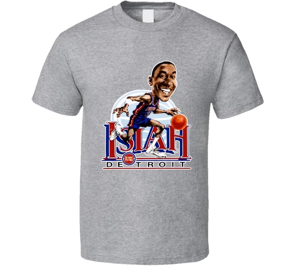 Isaiah Thomas Detroit Bad Boys Caricature Retro T Shirt S