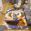 1pc Fox with Wings Print, Design Indoor Area Rug, Soft, Anti-Slip, and Durable Gaming Room Decor for Bedroom, Living Room, and Exercise Rugs