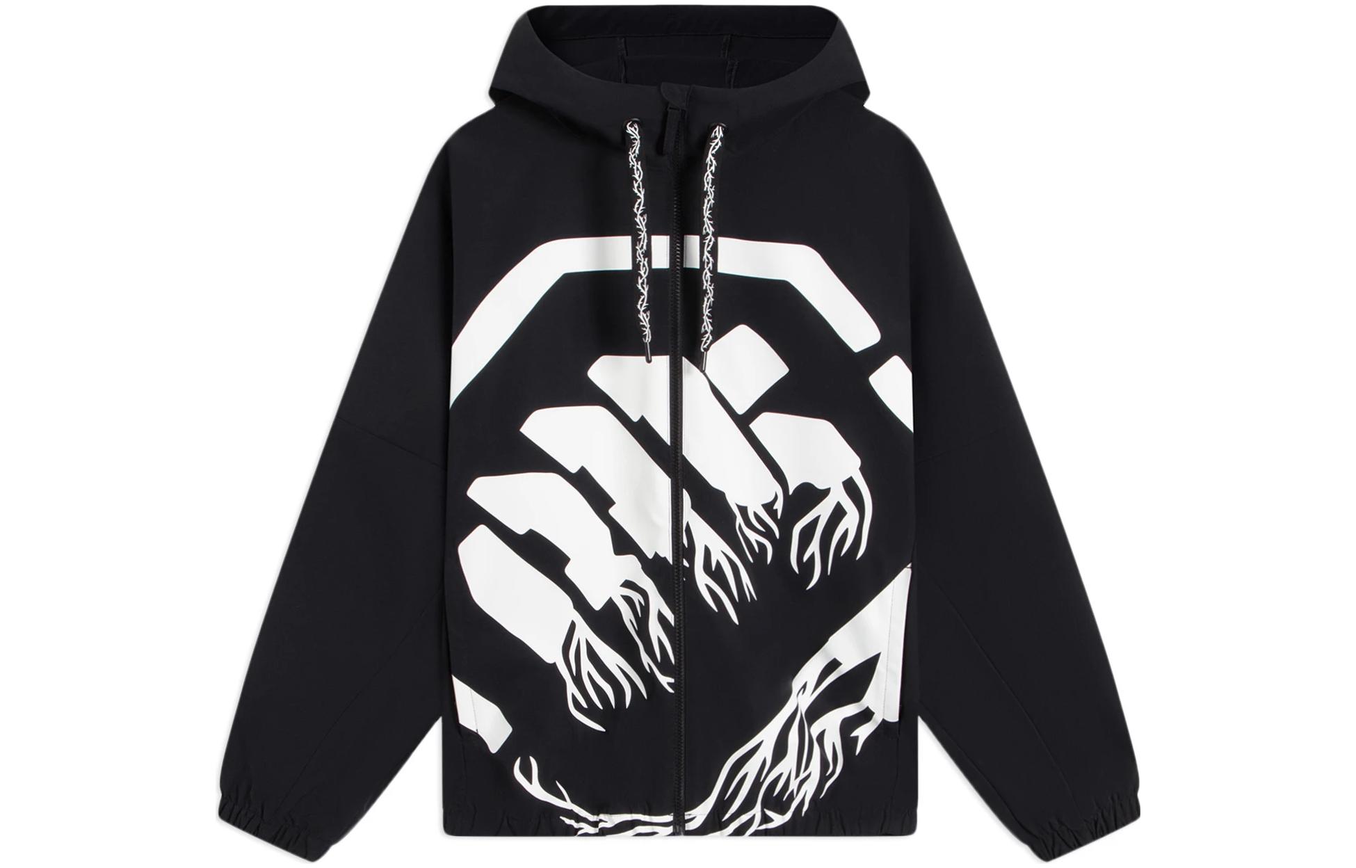 Li Ning BADFIVE Jackets Men s Black Hooded Moderate Other AFDS569-4 M