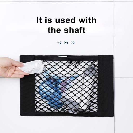 Yousheng Aufbewahrungsnetztasche mit Befestigungsband, hohl, sichtbare Unterwäsche, Plastikfolie, Kleinigkeiten, Organizer, Netztasche