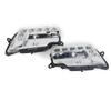 Front Bumper Fog Lamp Grille Cover For Mercedes Benz W212 E300 E350 E500 2009-2013 Pre-Facelift LED DRL Daytime Running Light