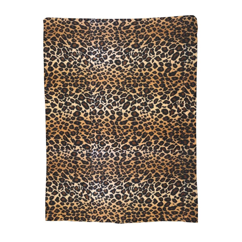 Leopard Print Flannel Blanket Digital Print Blanket Student Blanket Sofa Blanket