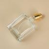 30ml/50ml Square Glass Perfume Bottle with Screw Cap - Empty Cosmetic Spray Bottle