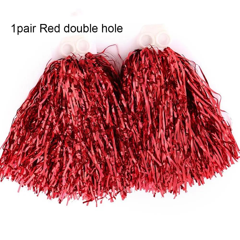 Concert Fancy Double hole handle Dance Party Decorator Club Sport Supplies Cheerleading Cheering Ball Cheerleader pompoms