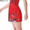 Yonex Skirt Inner Sunset Red Size L Women's (with Spats), 26106, (496),