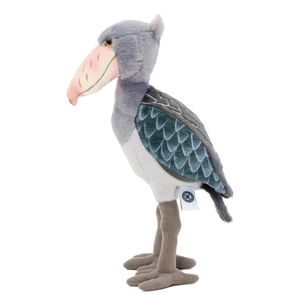 Carolata Shoebill Plush Realistic Animal Birthday Christmas Gift Toy, Toy, Doll, Gift, (Twice Tested) / Christmas,