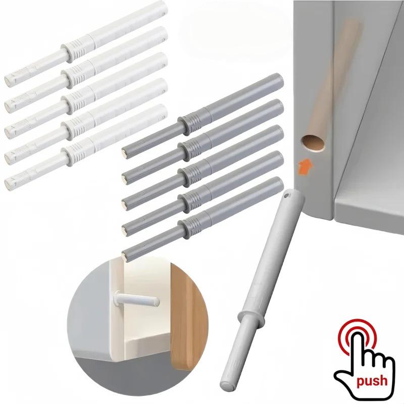 Concealed Push-to-Open Wardrobe Door Rebounder with Built-in Push-Pop Mechanism
