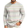 Maglietta da uomo a maniche lunghe raglan con scollo casual per l'uso quotidiano