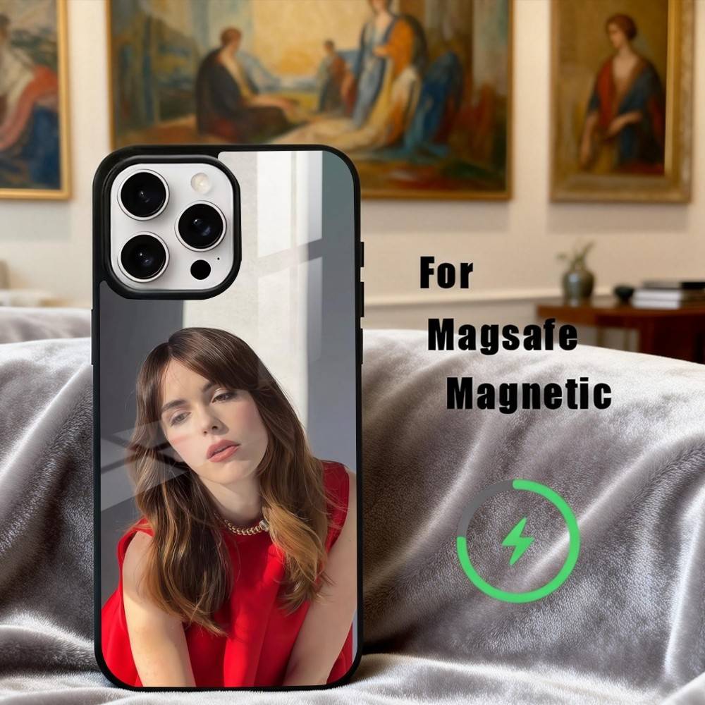 

Stylish K-Kiernan S-Shipka Actress Phone Case For iPhone17,16,15,14,13,12,11 Plus,Pro Max Magnetic For Magsafe Wireless Charging iPhone15PRO