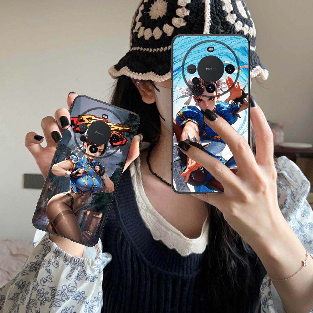 Street Fighter Chunli Phone Case for Huawei Mate 60 50 40 30 20 10 Pro Plus Lite E 5G Colorful Printing Cover Cover Luxury