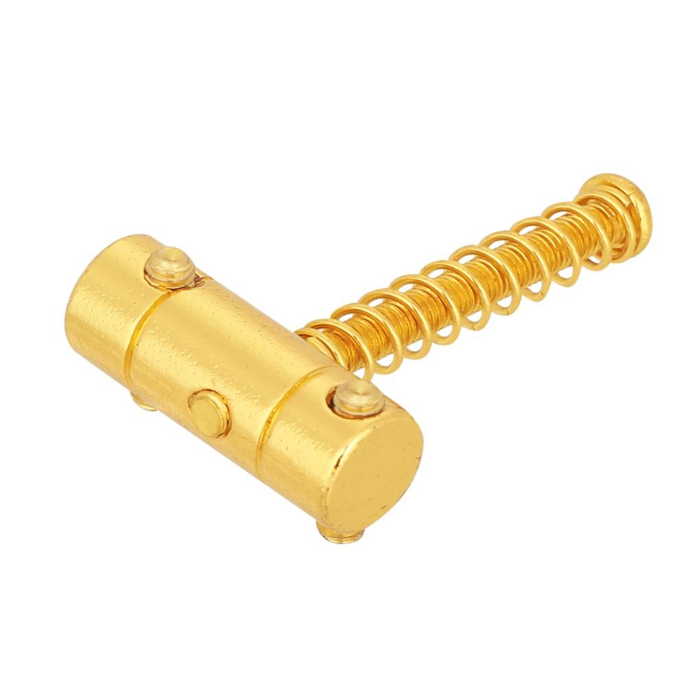 3PCS With Wrench Bridge Saddles Set Gold Color Guitar Bridge Saddles For Electric Guitar
