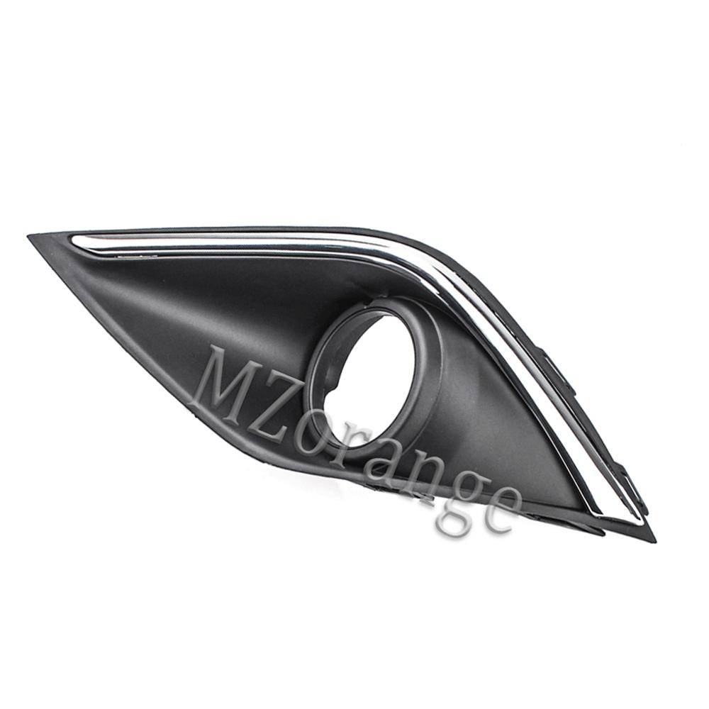 Fog Light Covers for Mitsubishi Outlander 2015 2016 2017 2018 Fog Lamp Chrome Bezel Foglight Hoods Grille Frame Car Accessories