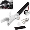 Car Steering Wheel Lock, lootaan The Anti Theft Device for Cars, Universal Car Steering Wheel Lock, Adjustable Vehicle Anti-Theft Lock with 3 Keys