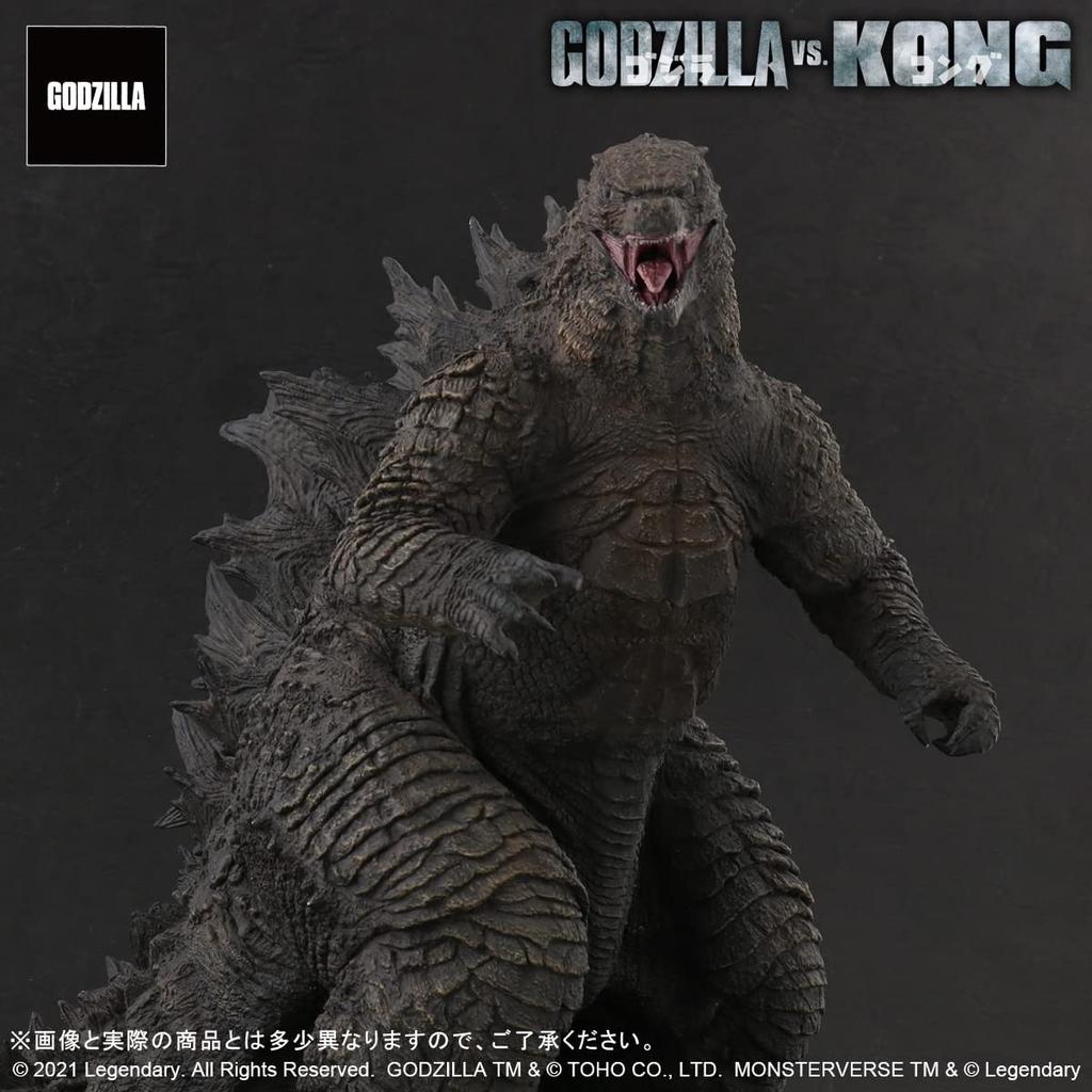 GARAGE TOY Toho Daikaiju Series GODZILLA FROM GODZILLA KONG 2021 Height 260mm Total Length 390mm PVC Painted Finished Figure X-Plus VS. Approx.