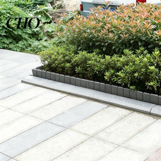 Pannelli Decorativi da Giardino Recinzione Imitazione Pietra Bordura Paesaggistica Pannello Bordura Plastica di Contenimento Paesaggistica con Picchetto per Fioriera Sentiero Prato Esterno