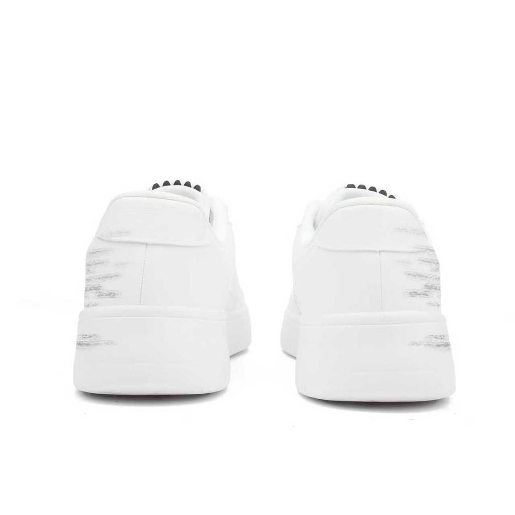 Li Ning Floating Boat Phantom Abrasion Resistant Lightweight Breathable Low top Skateboard Shoes Unisex Gray White AGCS419-1(Team900-)