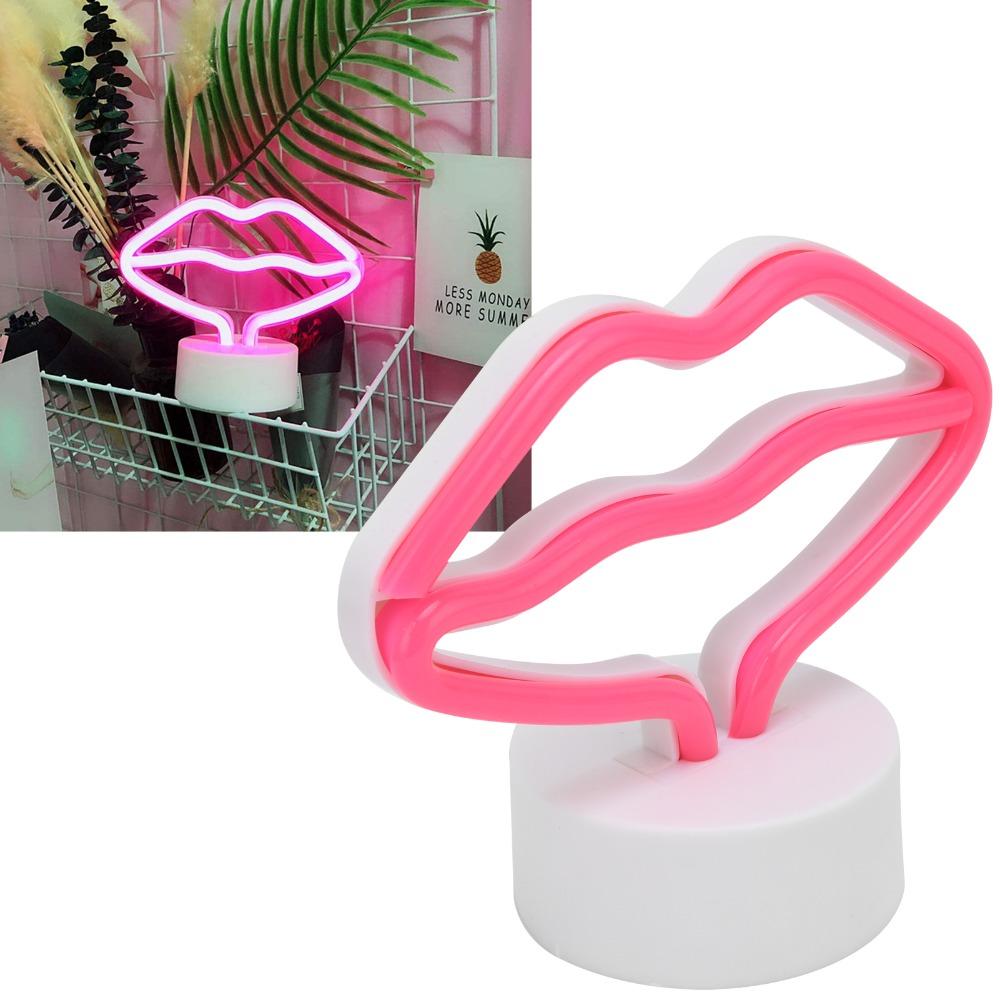 Pink LED Neon Light USB Powered Neon Light Lamp Gifts Neon Lamp  Home Decor