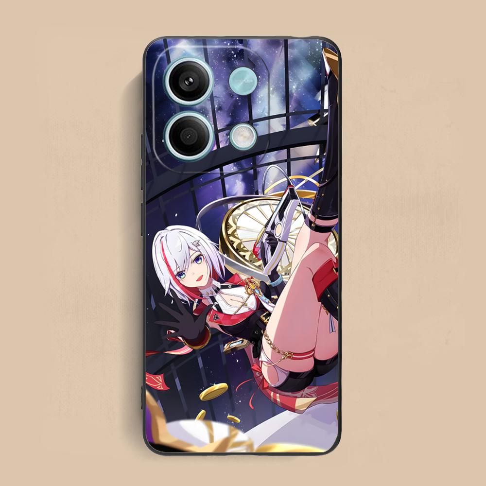 HSR Topaz Matte TPU Mobile Phone Case for Xiaomi Redmi Note 14 13 12 11 S Pro Plus 4G 5G Colorful Printing Cover